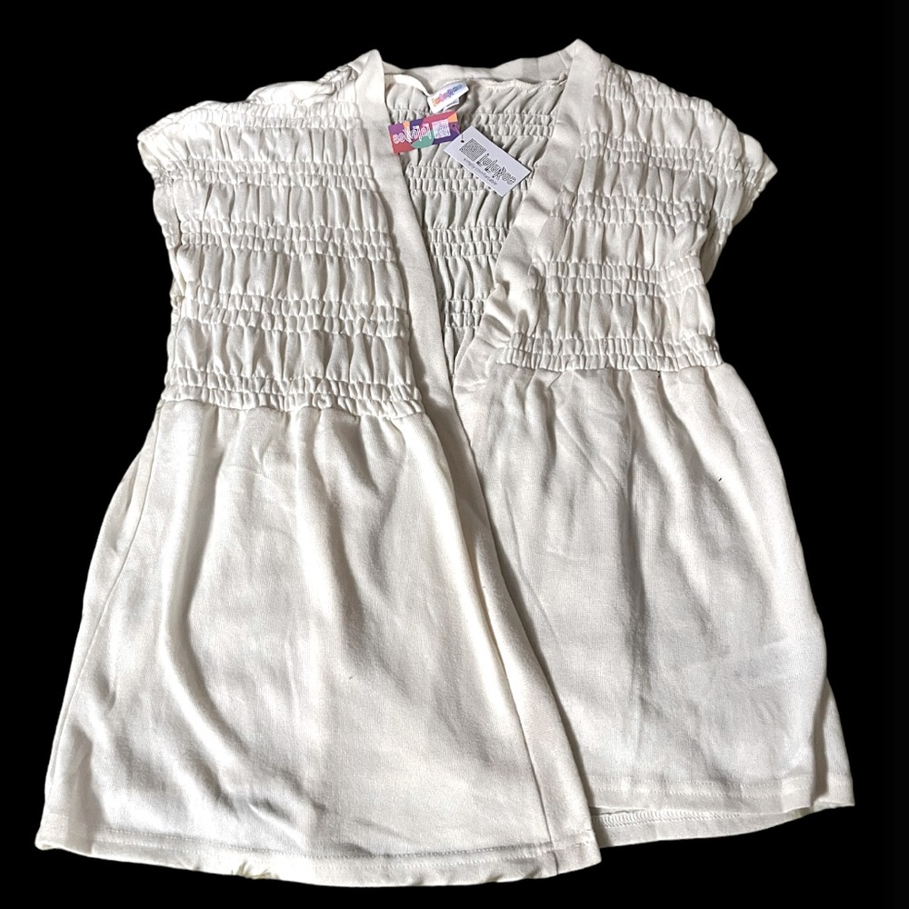 LuLaRoe Kaylin Oatmeal colored cardigan